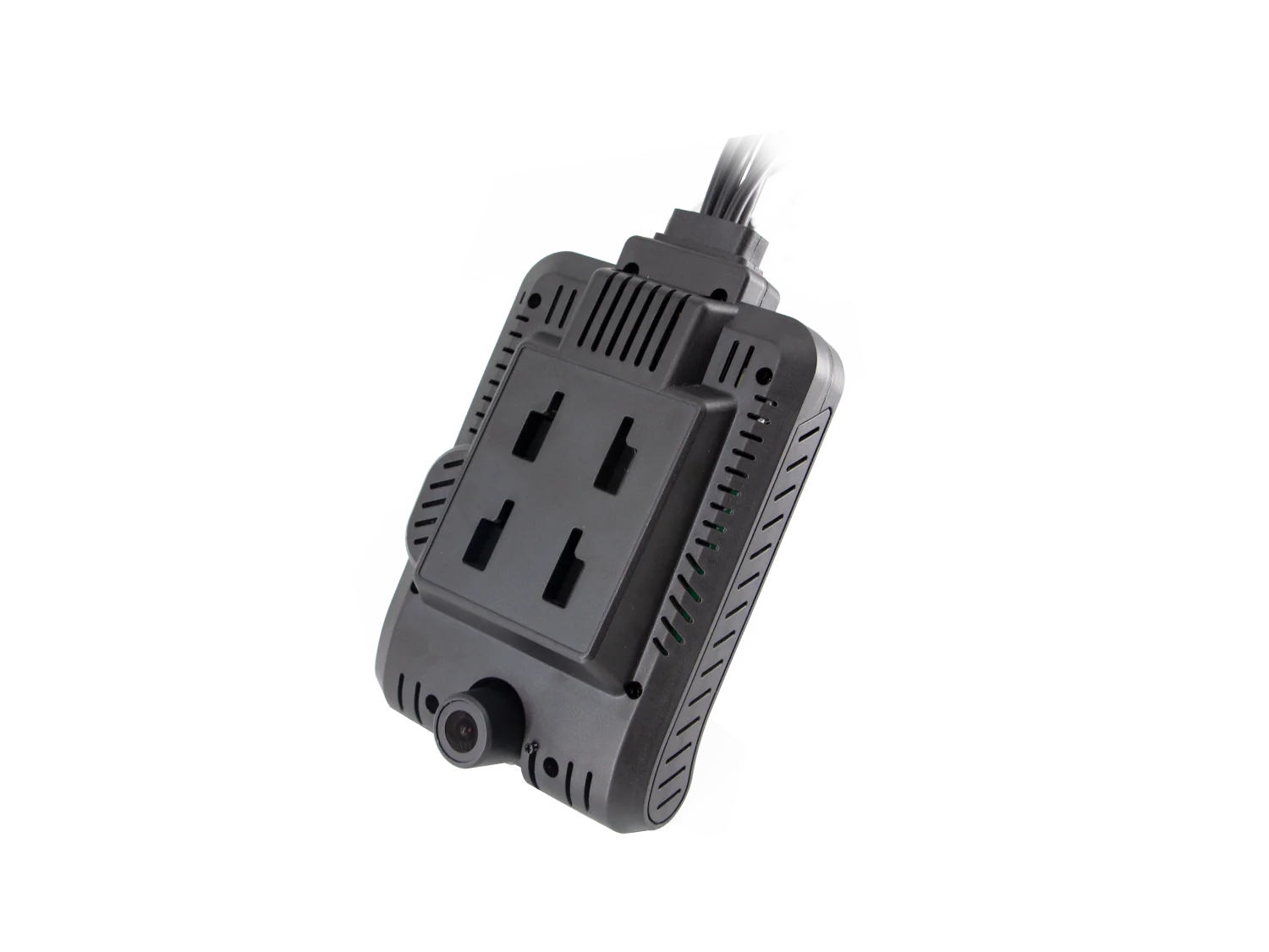 HashTrak AI Dashcam rear, road-facing camera unit